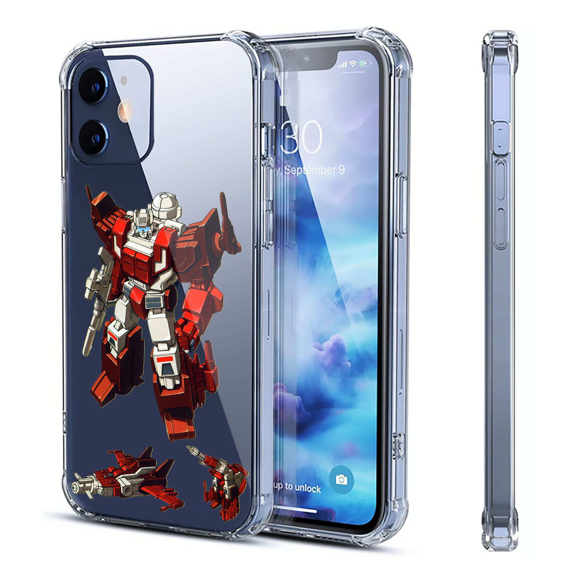 （画像用）  【iPhone 12シリーズ対応】透明スマホケース（クリアソフトケース）
